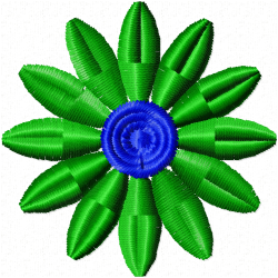 Flowers And Tree Embroidery Design 2